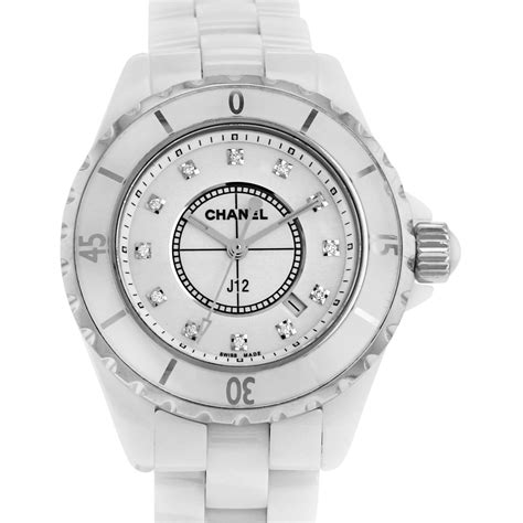 montre j12 chanel blanche